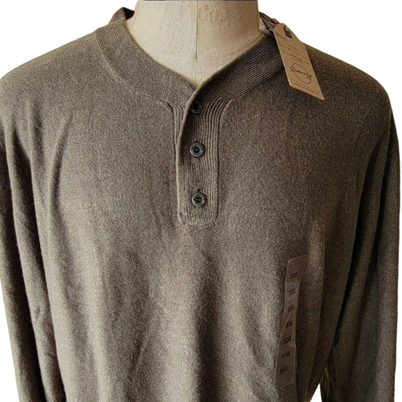 WEATHERPROOF Henley Sweater. Size XXL - Picture 5 of 9